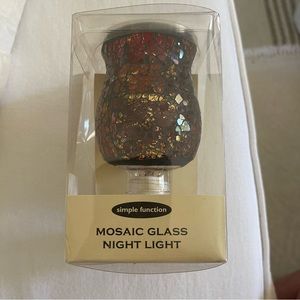 Handmade mosaic glass night light